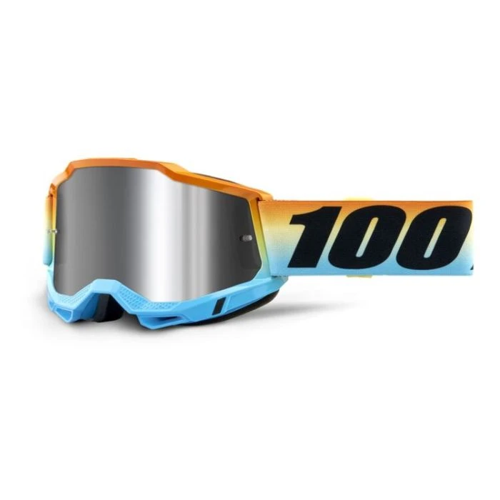100% Youth Accuri 2 Goggles - Mirrored Lens-Sunset Mirror Silver Flash 3 100% Youth Accuri 2 Goggles - Mirrored Lens-Sunset Mirror Silver Flash