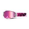 100% 100 Percent Armega Mirror Lens Goggles-Harmony Pink -Matrix-shop 100 armega harmony pink goggle