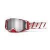 100% 100 Percent Armega Mirror Lens Goggles-Oversized Deep Red/silver 2 100% 100 Percent Armega Mirror Lens Goggles-Oversized Deep Red/silver -Matrix-shop 100 oversized deep red silver flash lens