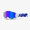 100% Armega Hiper Goggle IZI-Mirror Blue Lens -Matrix-shop 100 percent armega hiper goggle izi mirror blue lens