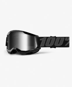 100% Strata 2 Youth Goggles- Mirrored Lens