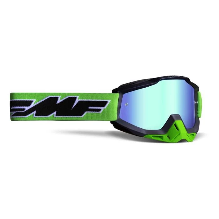 FMF Racing FMF PowerBomb Mirror Lens Goggles-Rocket Lime/Green Mirror 3 FMF Racing FMF PowerBomb Mirror Lens Goggles-Rocket Lime/Green Mirror
