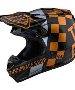 Troy Lee Designs SE4 Polyacrylite Checker Helmet