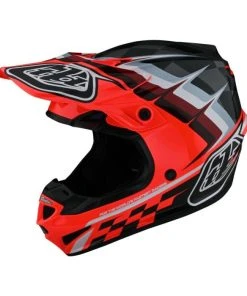 Troy Lee Designs SE4 Polyacrylite Warped MIPS Helmet (Closeout)
