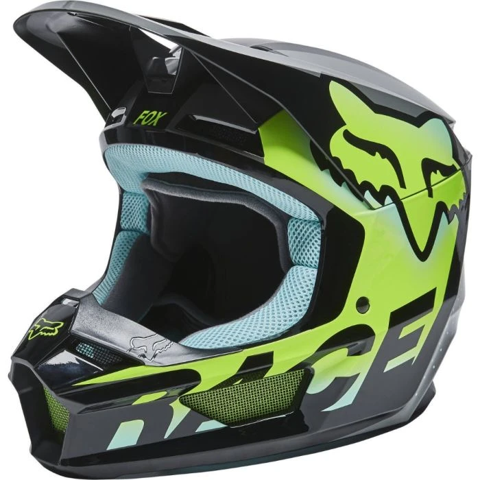 Fox Racing Youth V1 Trice Helmet 3 Fox Racing Youth V1 Trice Helmet