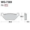WRP Racing WRP Brake Pads F4 - WG-7369-F3 2 WRP Racing WRP Brake Pads F4 - WG-7369-F3 -Matrix-shop wrp brake pads f4 wg 7369 f3