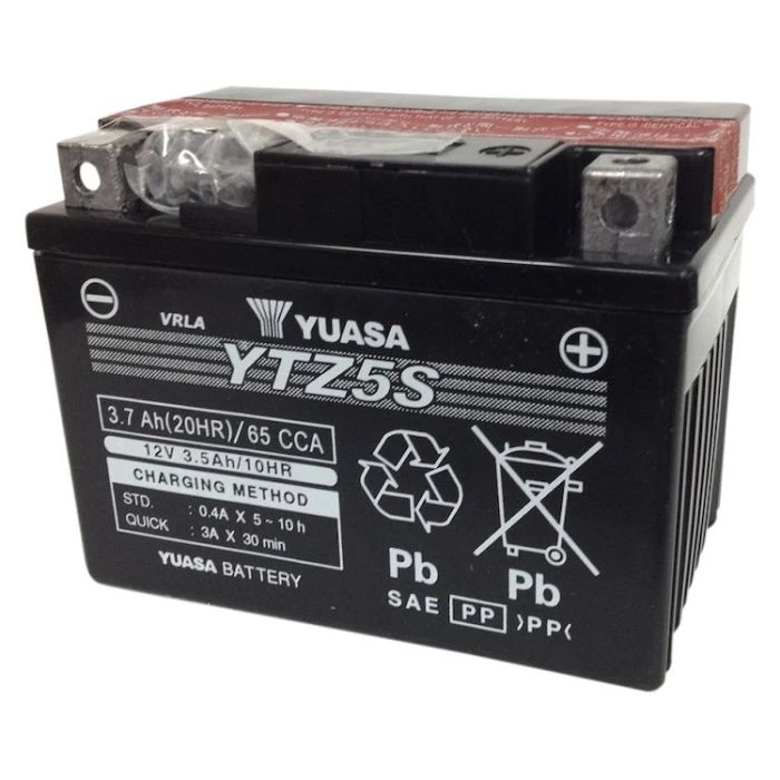 Yuasa YTZ High Performance Factory Activated AGM Battery YTZ5S-BS - YUAM62TZ5 3 Yuasa YTZ High Performance Factory Activated AGM Battery YTZ5S-BS - YUAM62TZ5